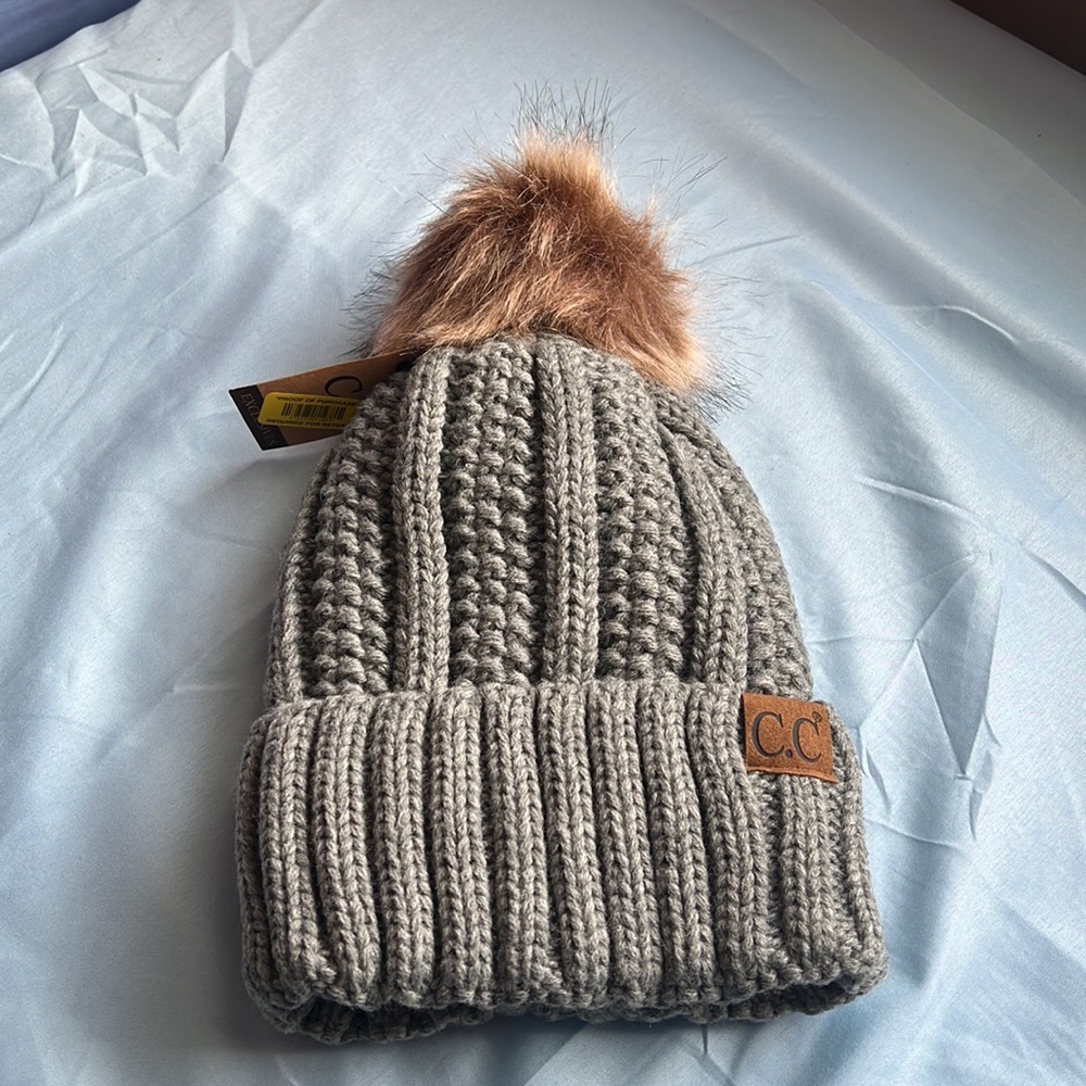 NWT C.C Beanie with inside lining